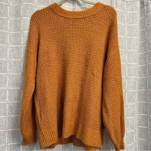 American Eagle Outfitters Warm Rust Sweater